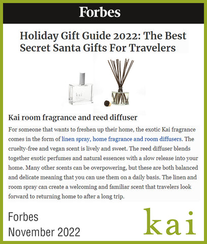 forbes holiday gift guide - kai reed diffuser