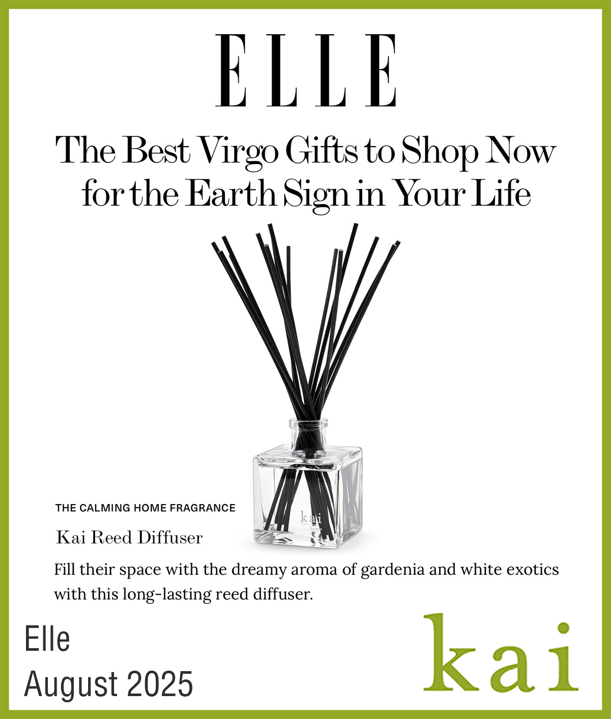 best virgo gifts for earth signs - kai reed diffuser