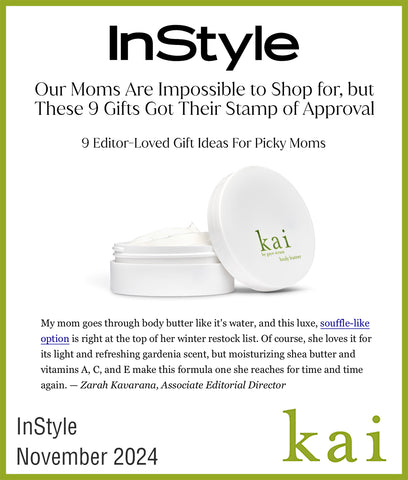 gift ideas for picky moms - kai body butter