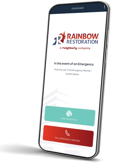 Rainbow app on smart phone.